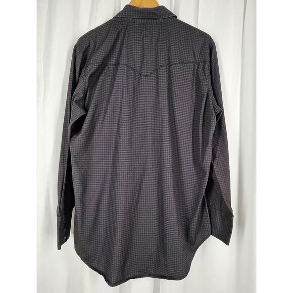 ELY CATTLEMAN MEN'S LONG SLEEVE SHIRT - SIZE LARGE - GRAY - Picture 2 of 15